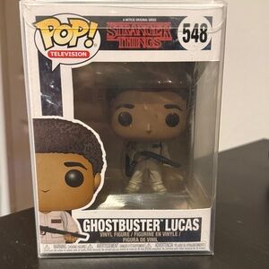 NIB Funko Pop! TV Stranger Things -  548 Ghostbuster Lucas : Vinyl Figure
